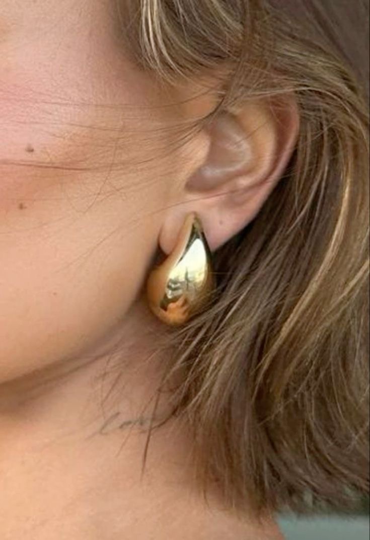 Tear drop bottega Earrings