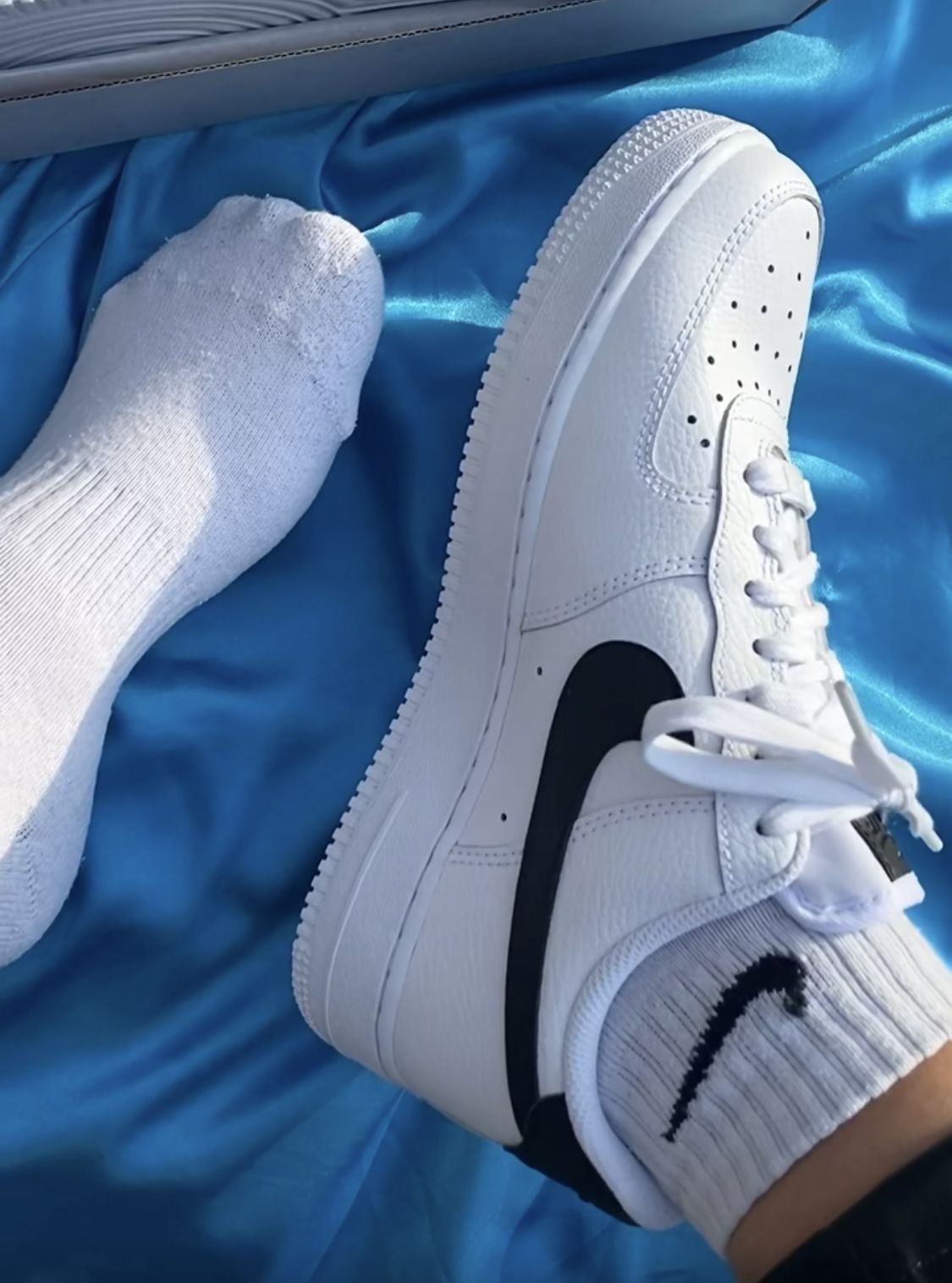 White black touch AF1