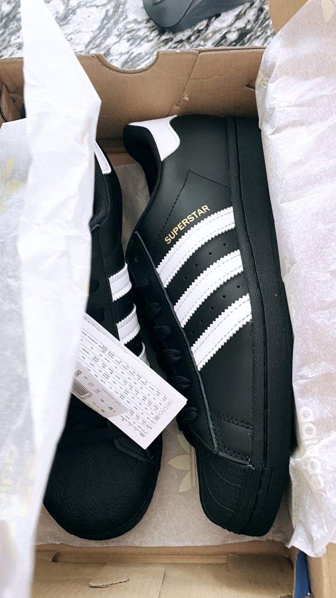 Addias Superstar (black /white ) Luxury