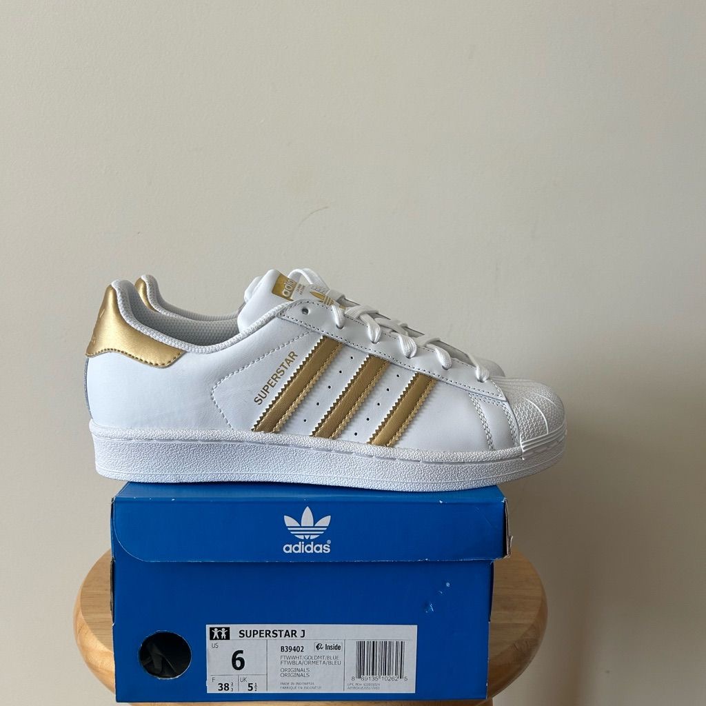 Adidas Superstar (white&gold) Luxury