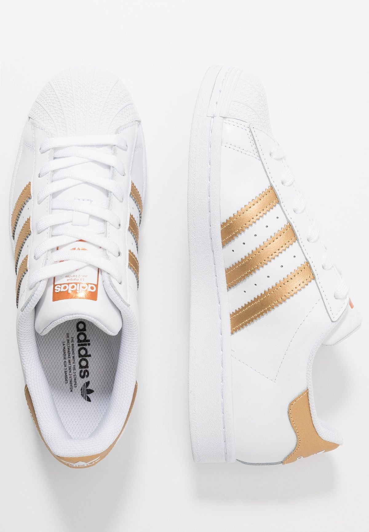 Adidas Superstar (white&gold) Luxury