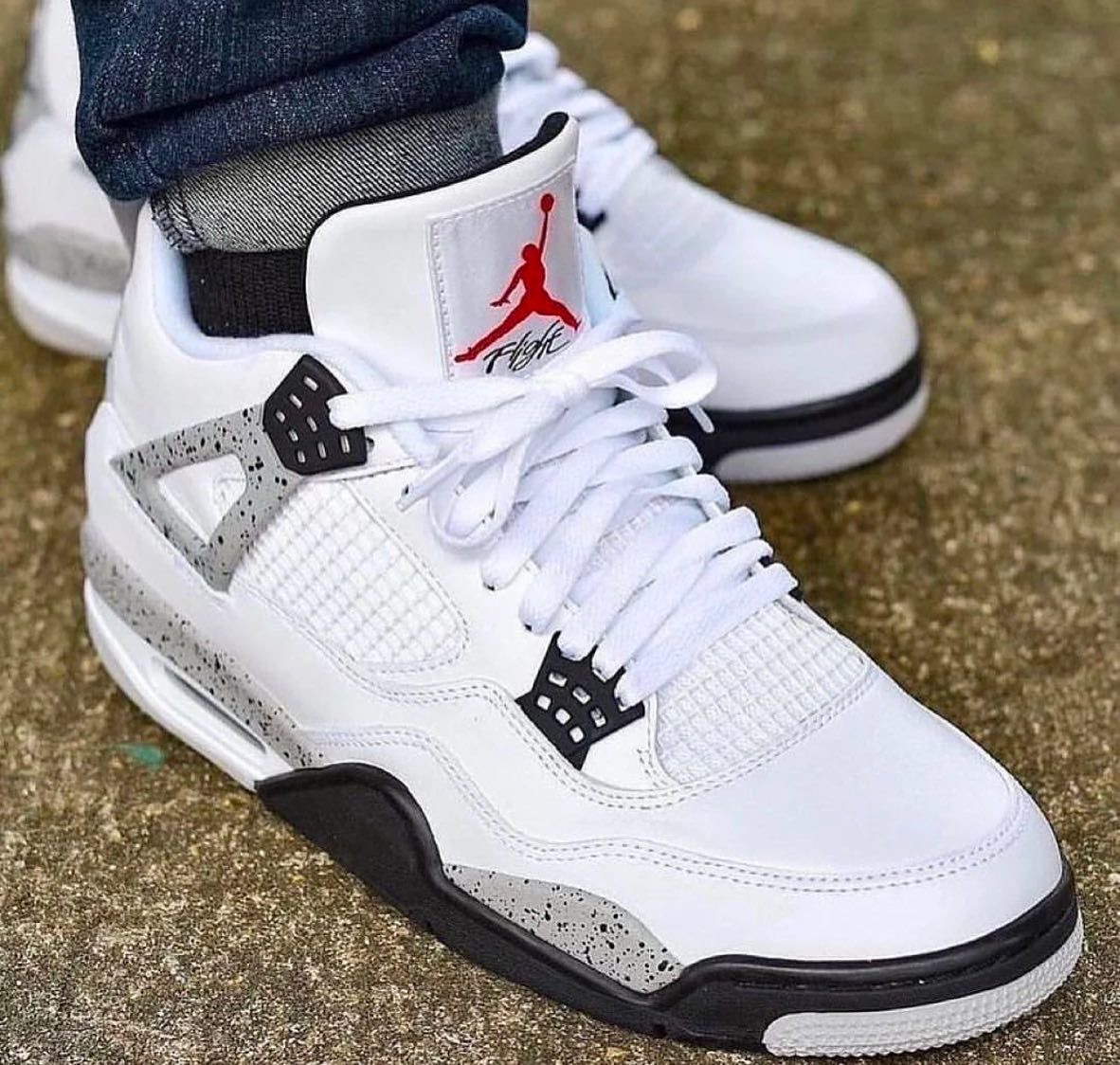 Air Jordan4 Cement ( Premium Quality)