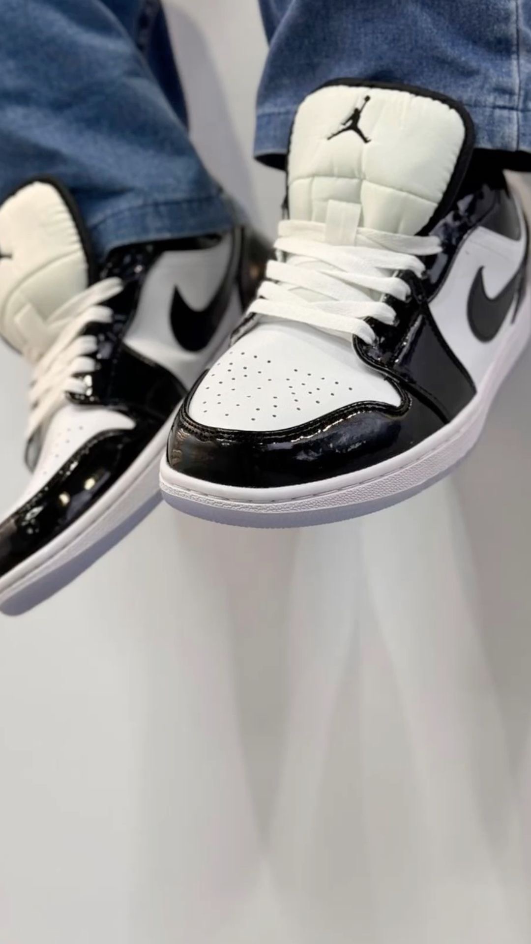 White and Black Luxury Glossy Jordan