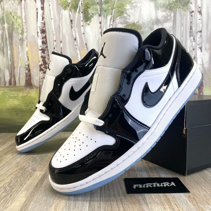 White and Black Luxury Glossy Jordan