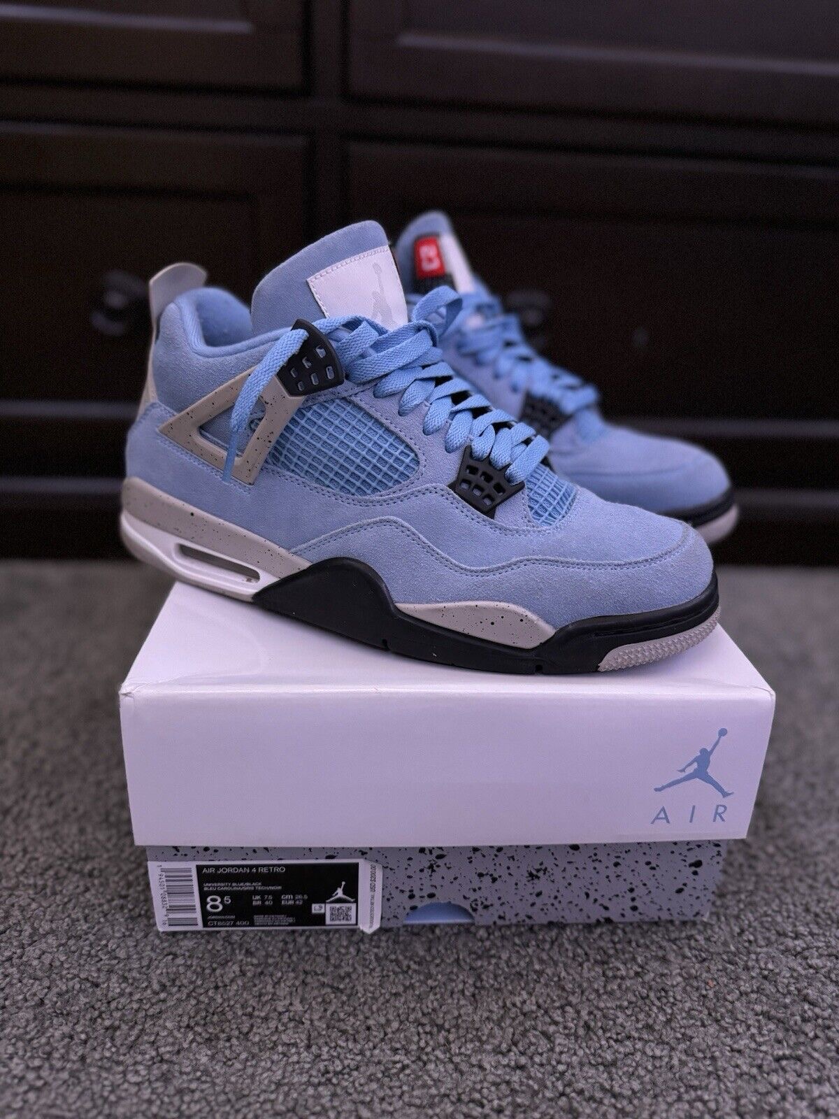 Jordan 4 University Blue (Premium Quality)