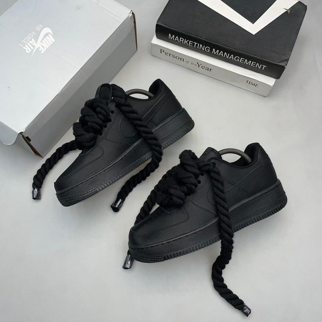 Black AF 1 Chunky Sneaker(Premium)