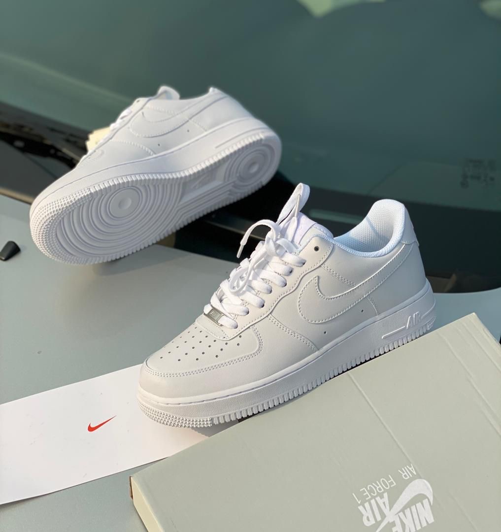 White Premium Quality Airforce 1 Nike