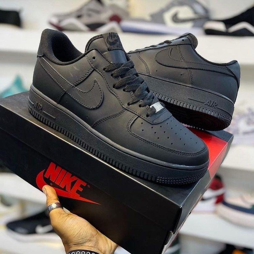 Black Premium Airforce 1 Nike