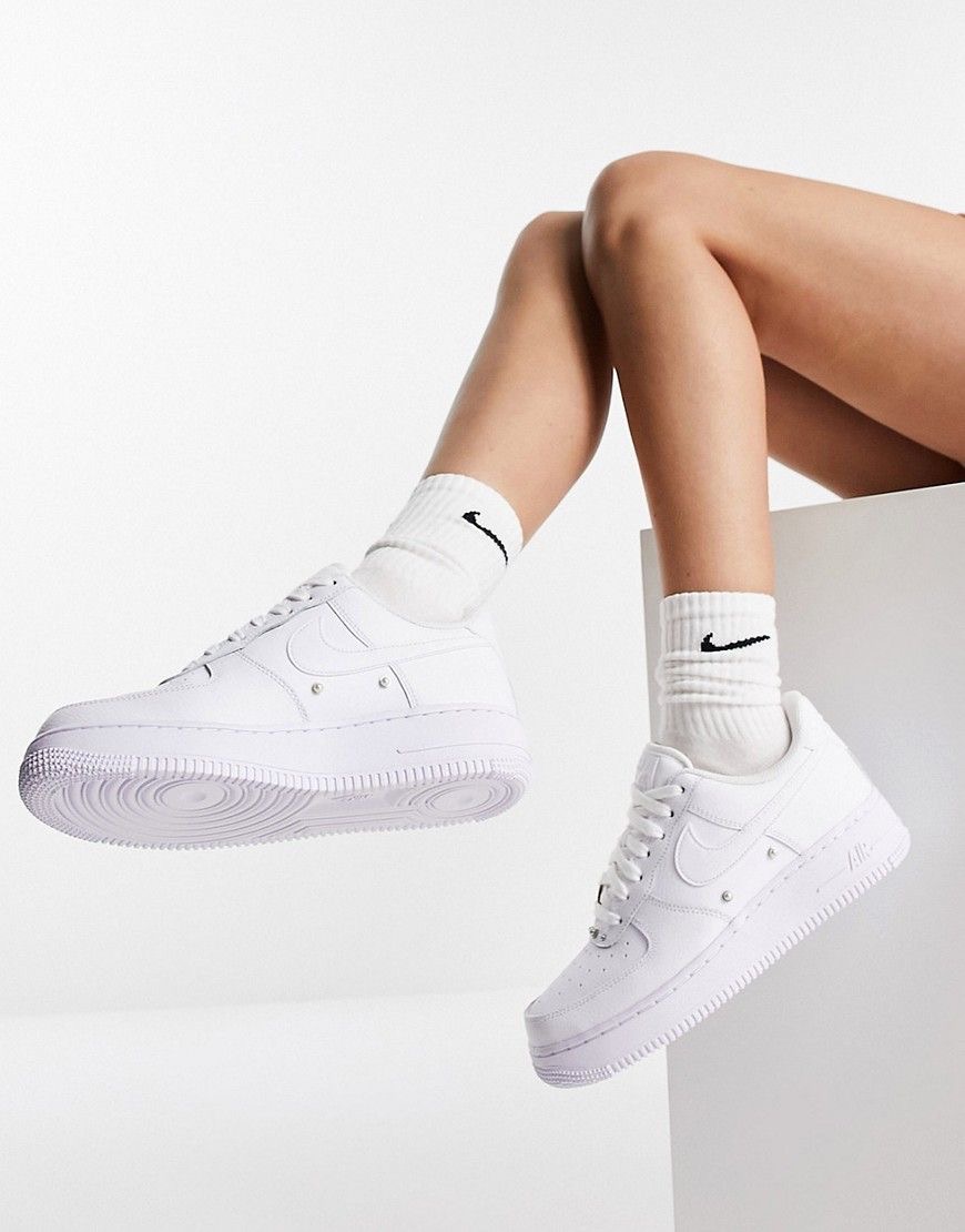 White Premium Quality Airforce 1 Nike