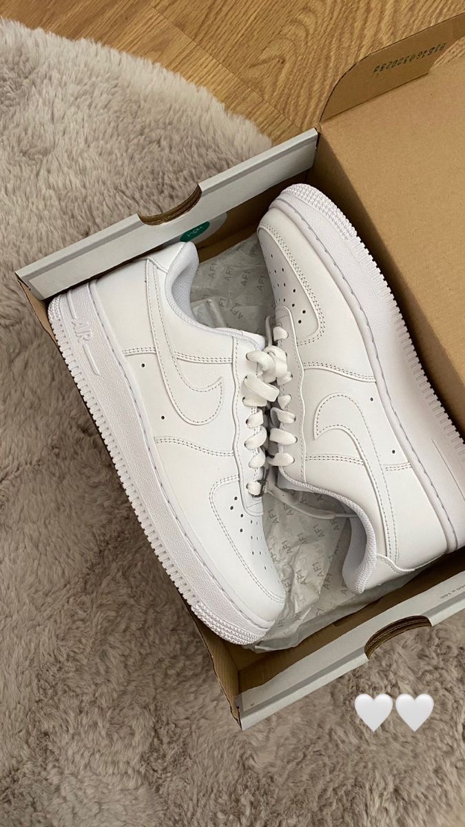 White Premium Quality Airforce 1 Nike