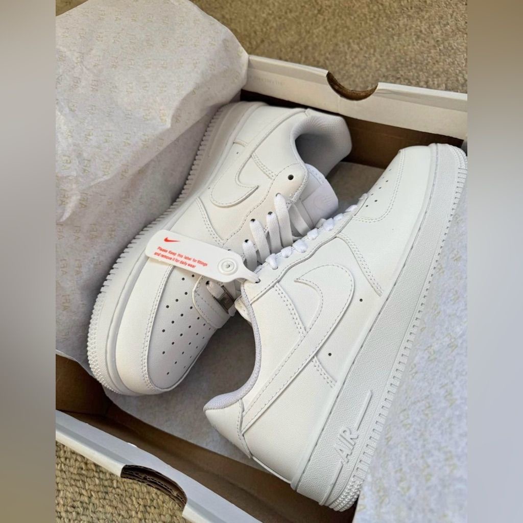 White Premium Quality Airforce 1 Nike