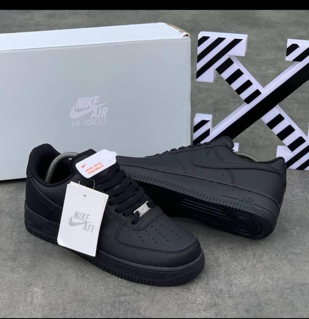 Black Premium Airforce 1 Nike