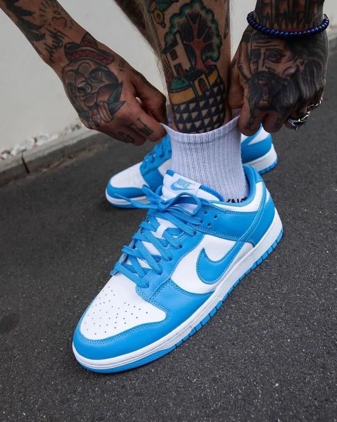 BLUE/WHITE LOW DUNK PREMIUM