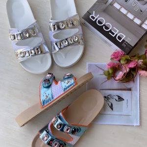 Diamond Crested Slippers 💎