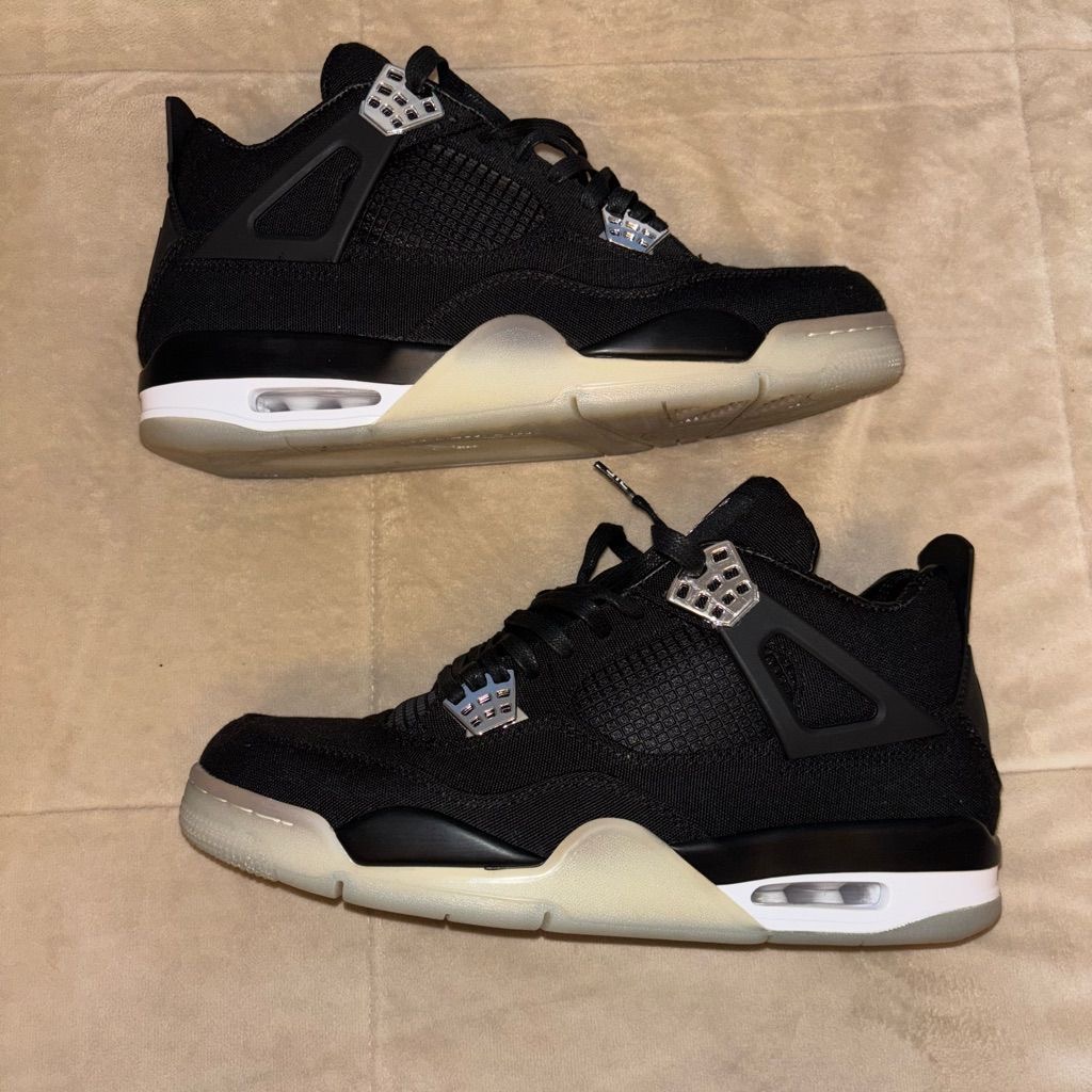 Premium Eminem Jordan 4 black