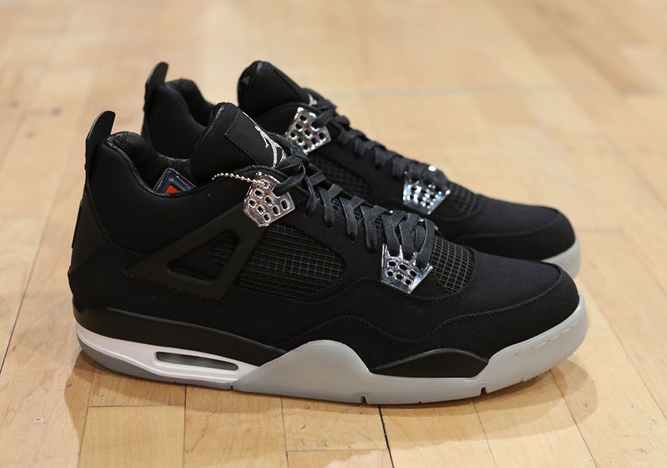 Premium Eminem Jordan 4 black