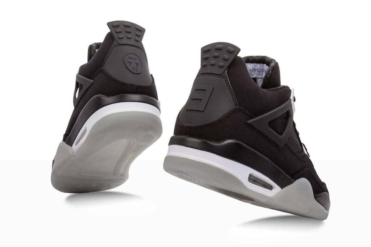 Premium Eminem Jordan 4 black