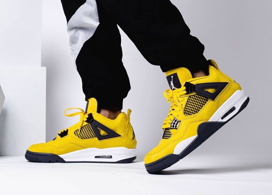 Premium Quality Yellow Jordan 4