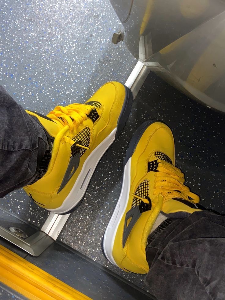 Premium Quality Yellow Jordan 4
