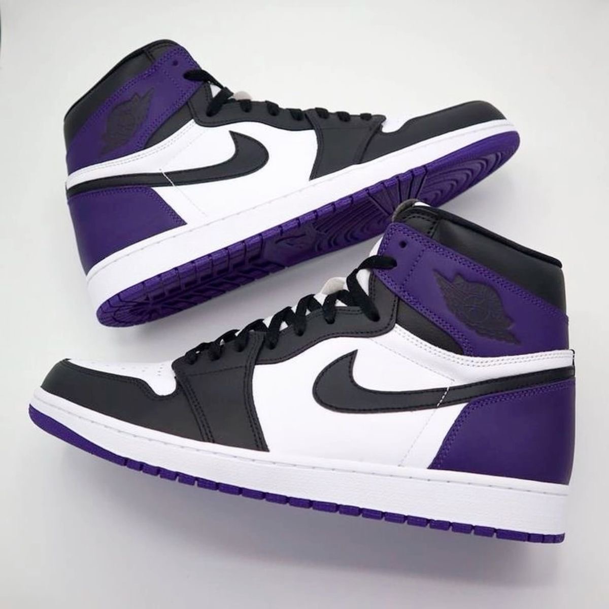 Premium Quality Jordan Hightop purple OG  Court