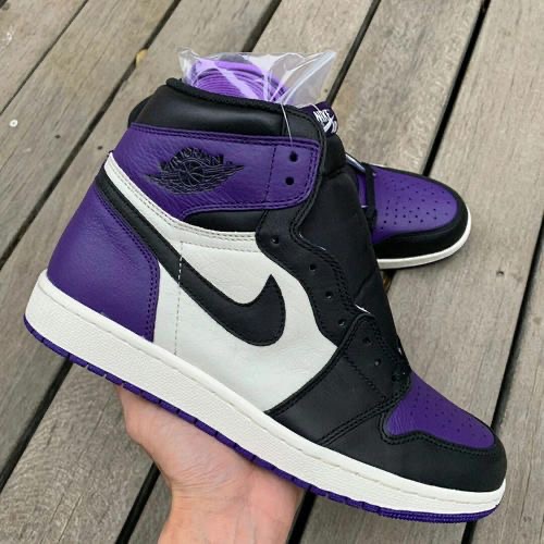 Premium Quality Jordan Hightop purple OG  Court