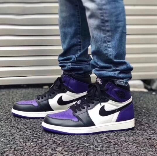Premium Quality Jordan Hightop purple OG  Court