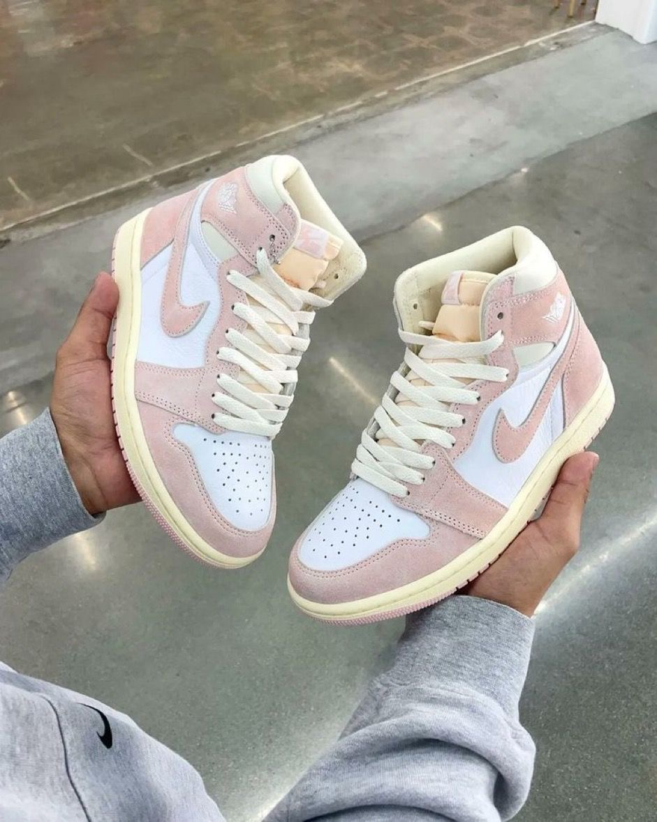 Premium Quality Hightop Jordan pink and white