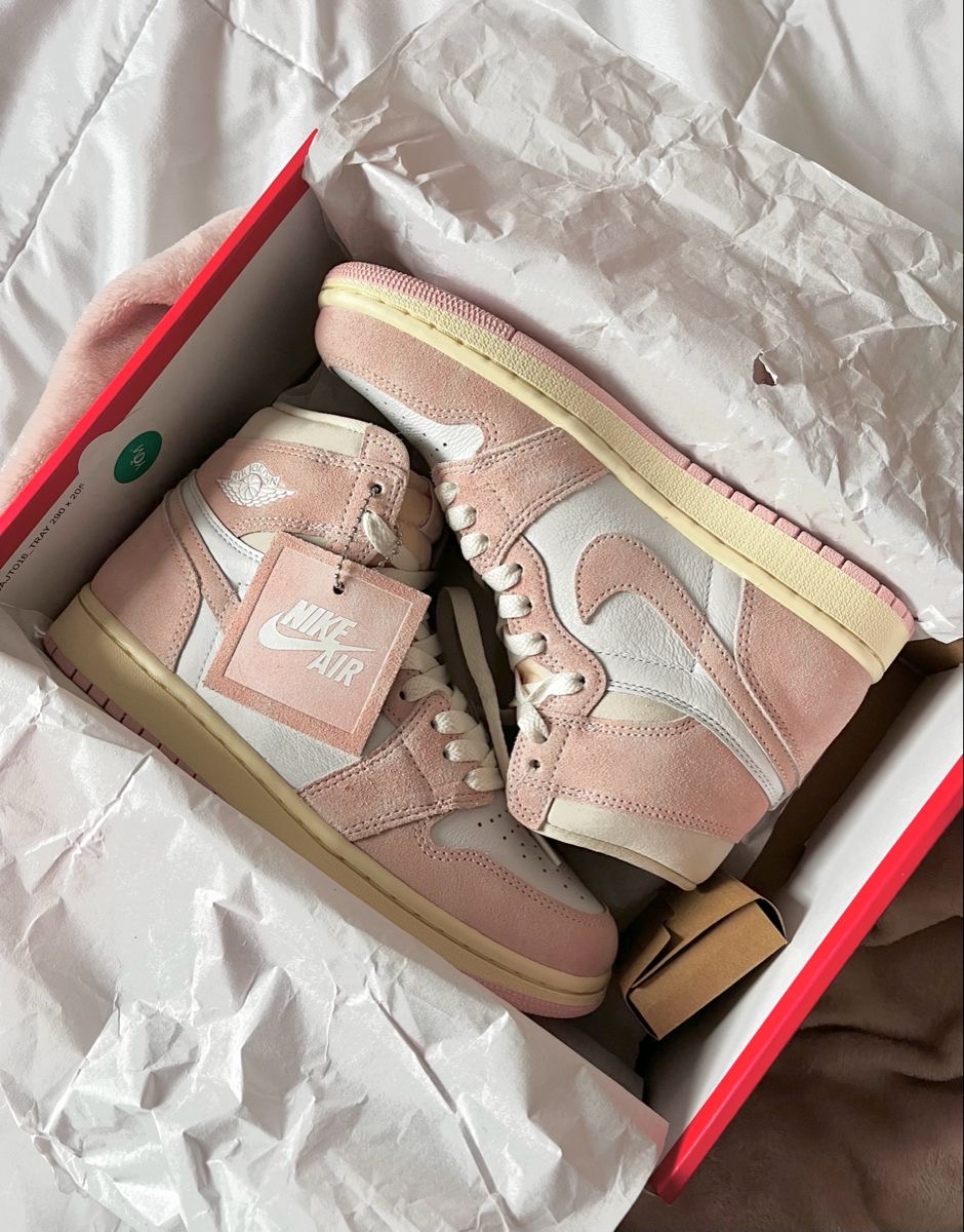 Premium Quality Hightop Jordan pink and white