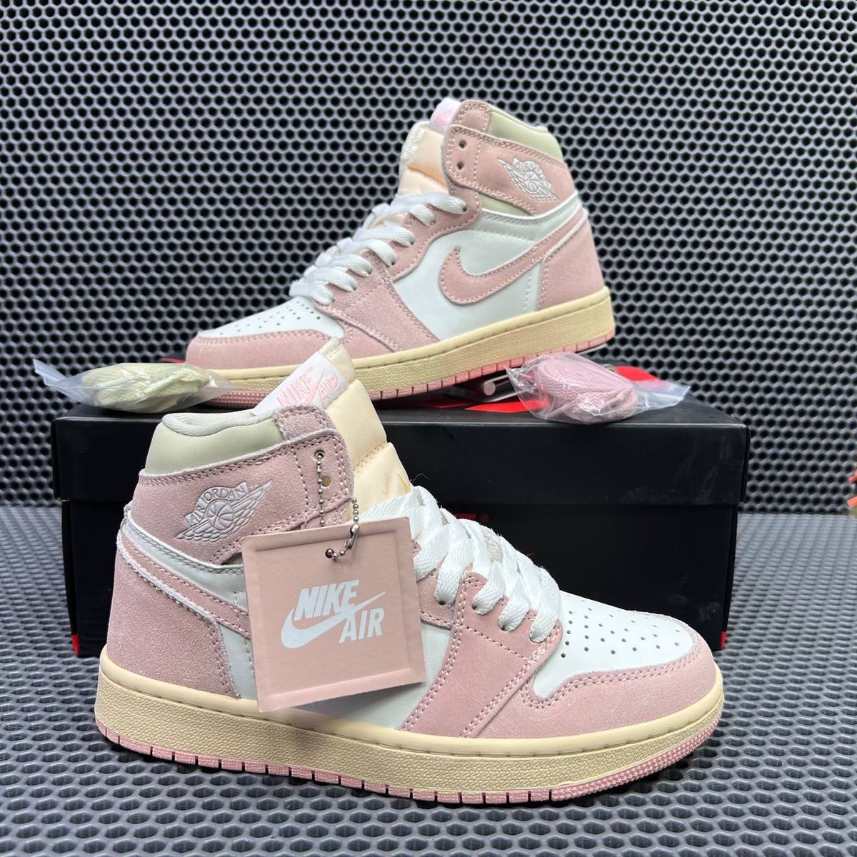 Premium Quality Hightop Jordan pink and white