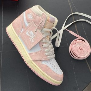 Premium Quality Hightop Jordan pink and white