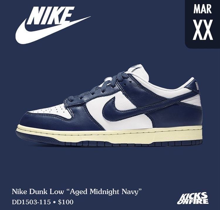 Premium Quality Aged midnight navy nike