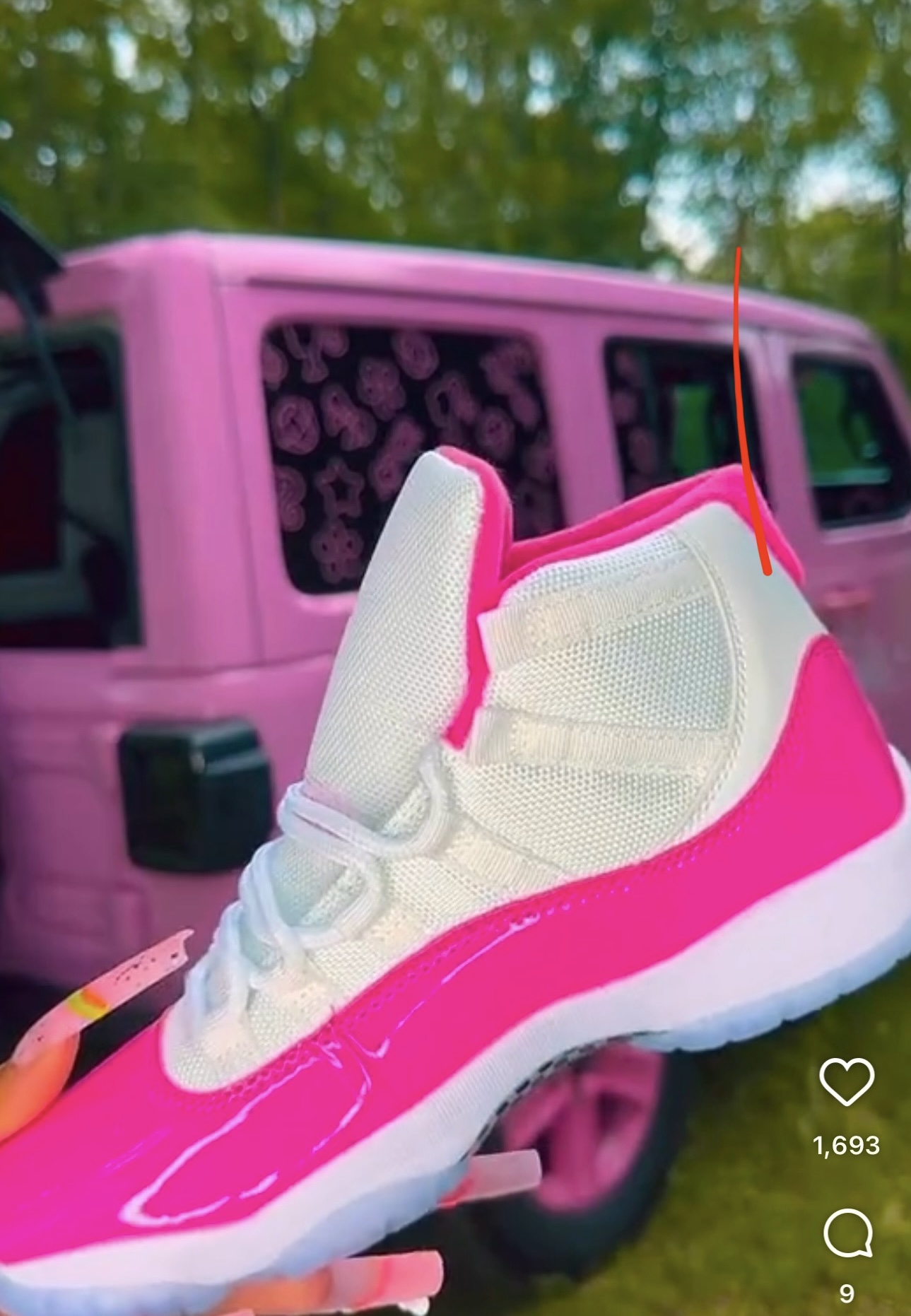Premium Quality Jordan 11 pink