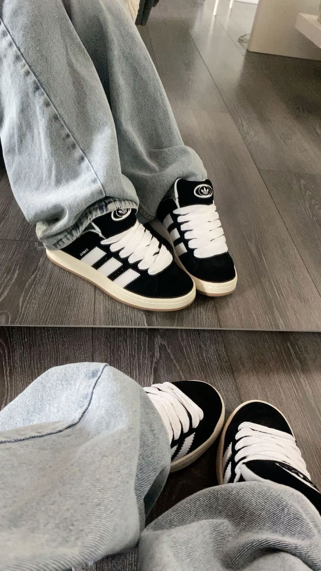 Premium Quality Adidas Campus b/w