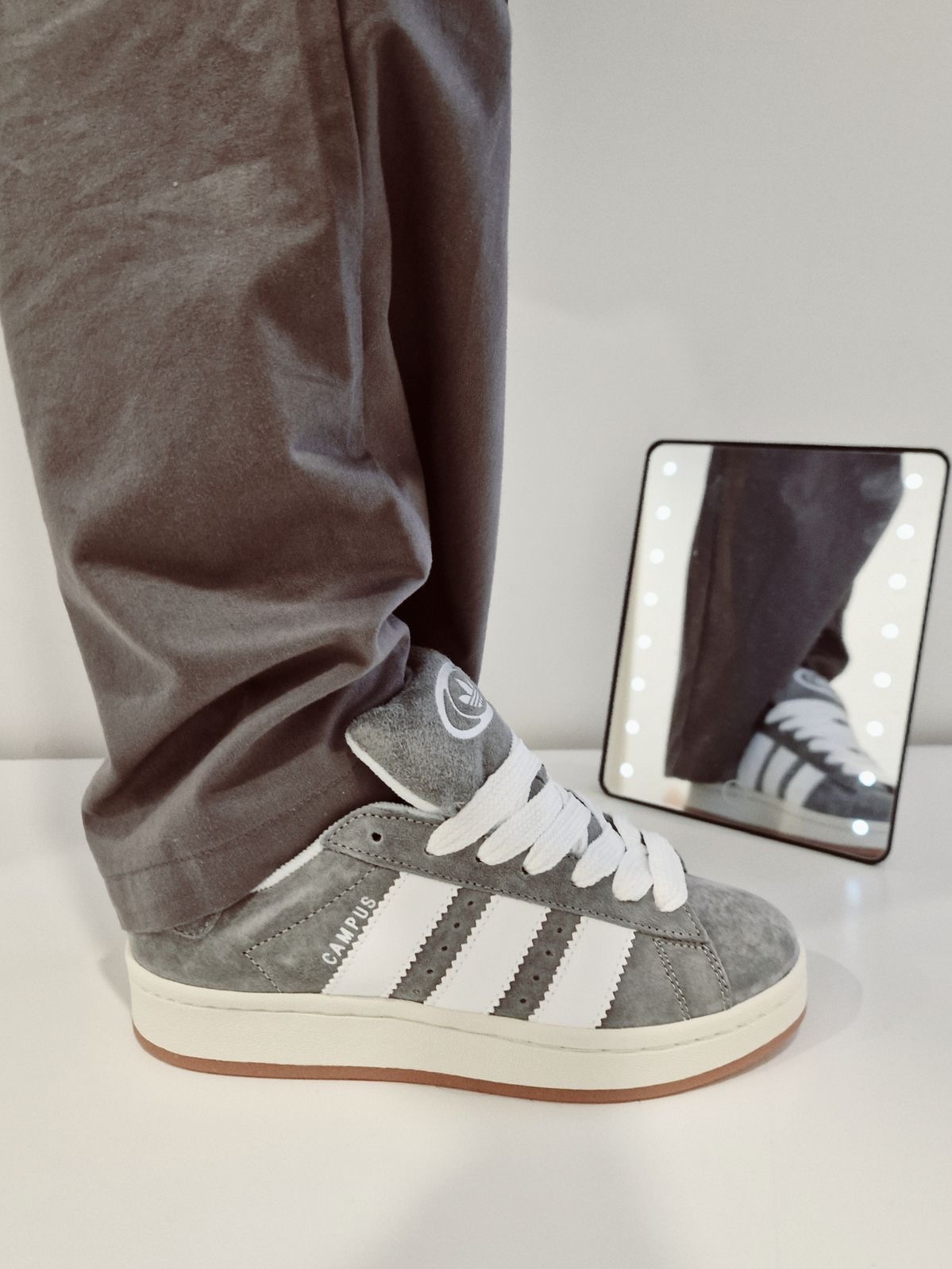 Premium Quality Grey Adidas Campus