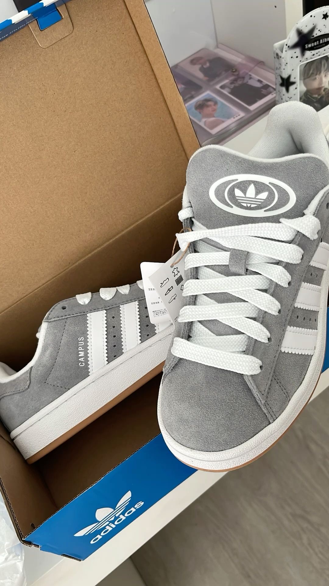 Premium Quality Grey Adidas Campus