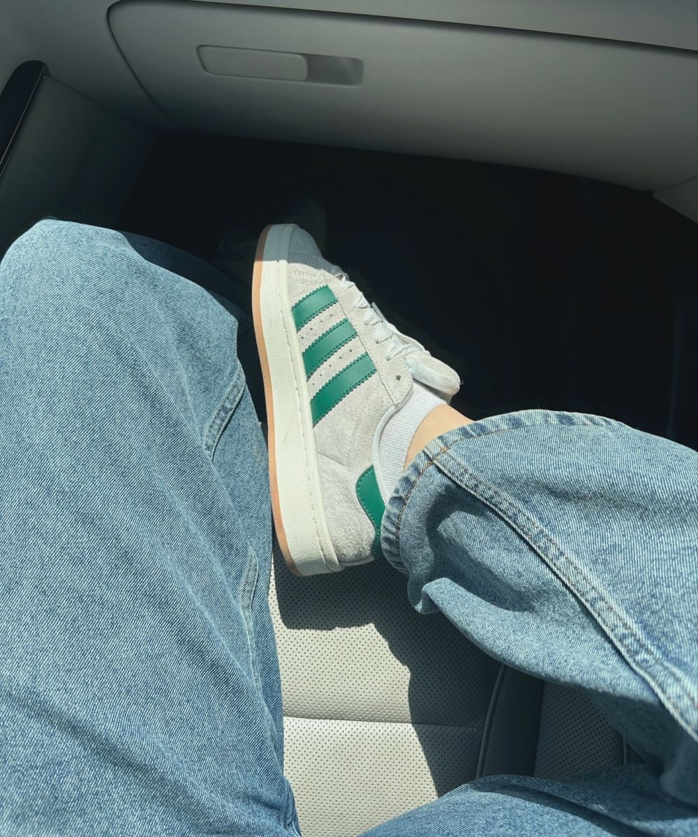 Premium Quality Ash and green Adidas Campus