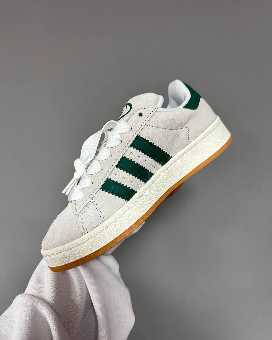 Premium Quality Ash and green Adidas Campus