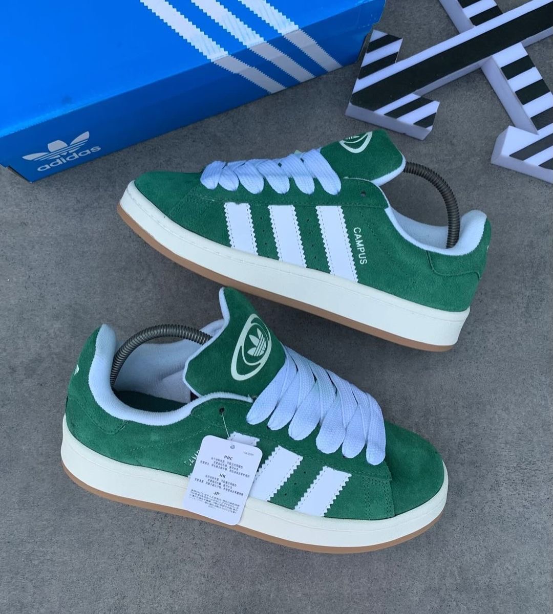 Premium Quality Green Adidas Campus