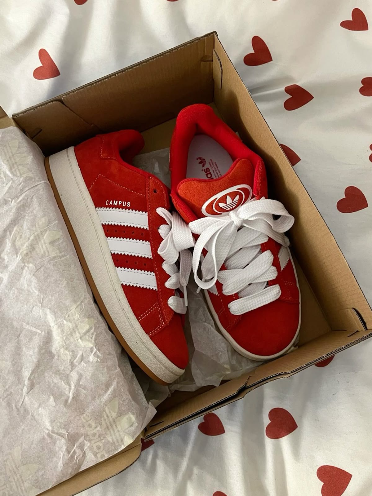 Premium Quality Red Adidas Campus