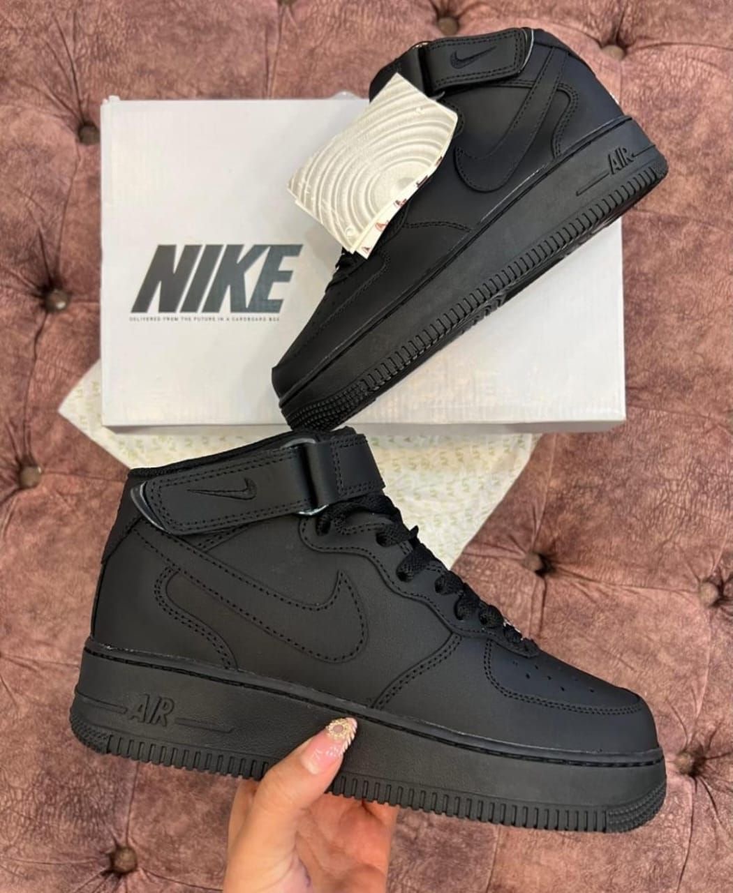 Premium Airforce 1 hightop Black