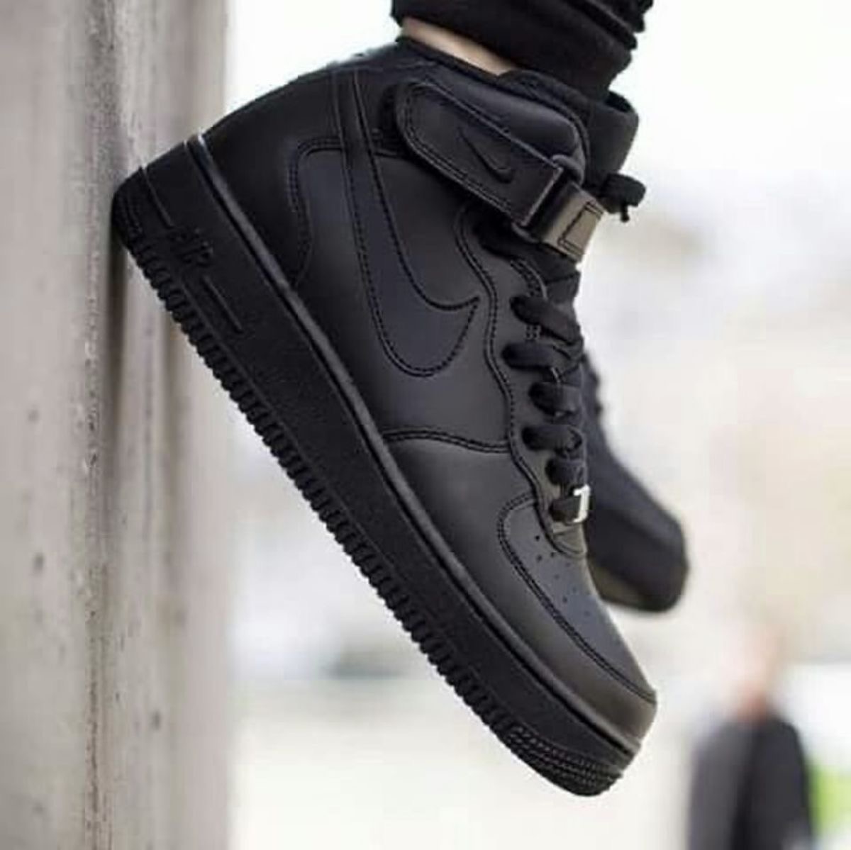 Premium Airforce 1 hightop Black