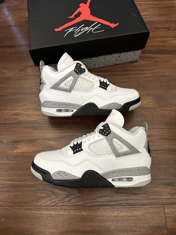 JORDAN 4 CEMENT PREMIUM QUALITY.