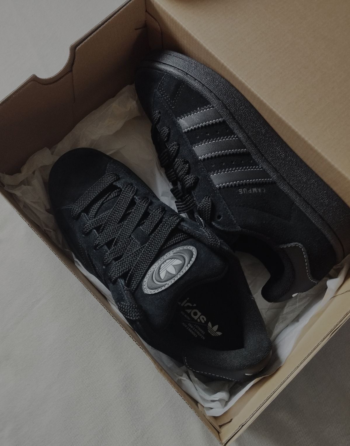ALL BLACK ADIDAS CAMPUS 00s Premium Quality