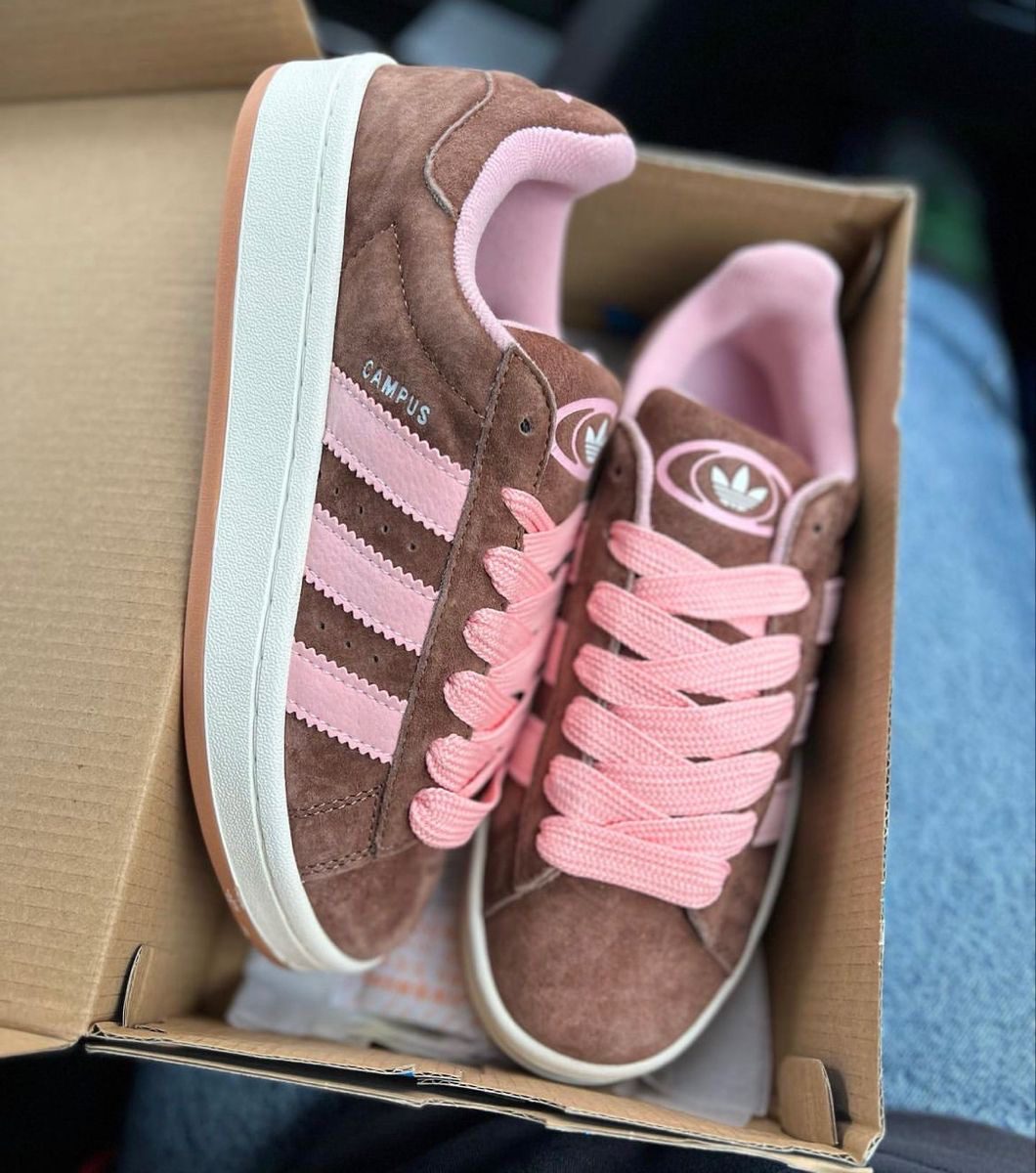 Adidas Campus Chocolate & Pink Premium Quality