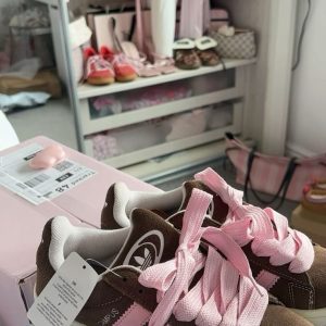 Adidas Campus Chocolate & Pink Premium Quality