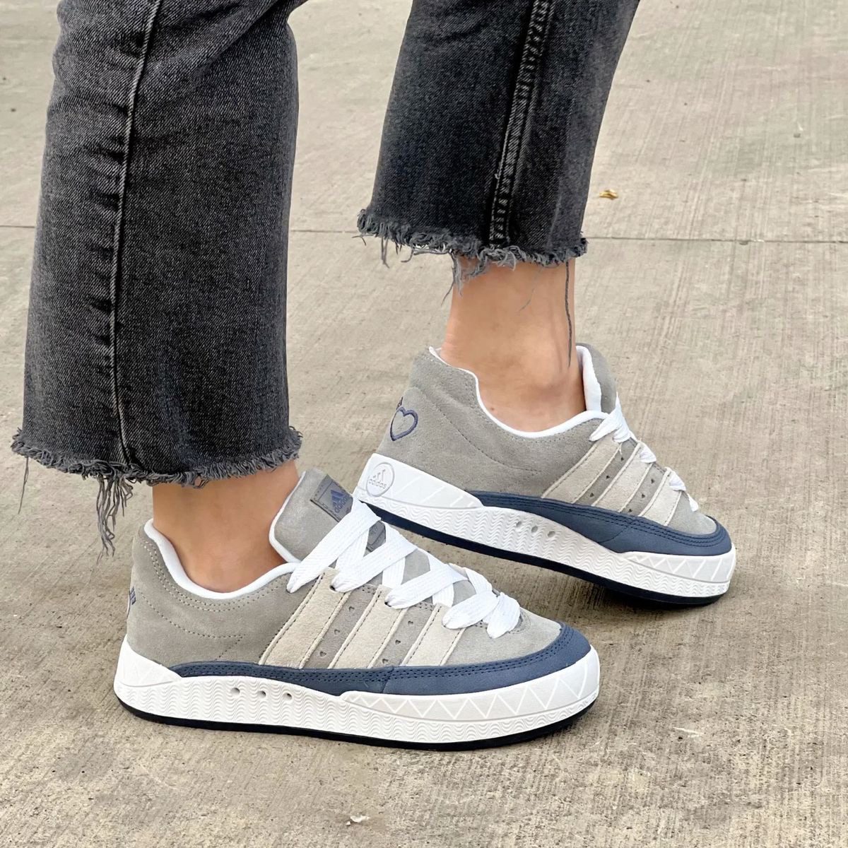 ADIMATIC GREY ADIDAS (Premium Quality)