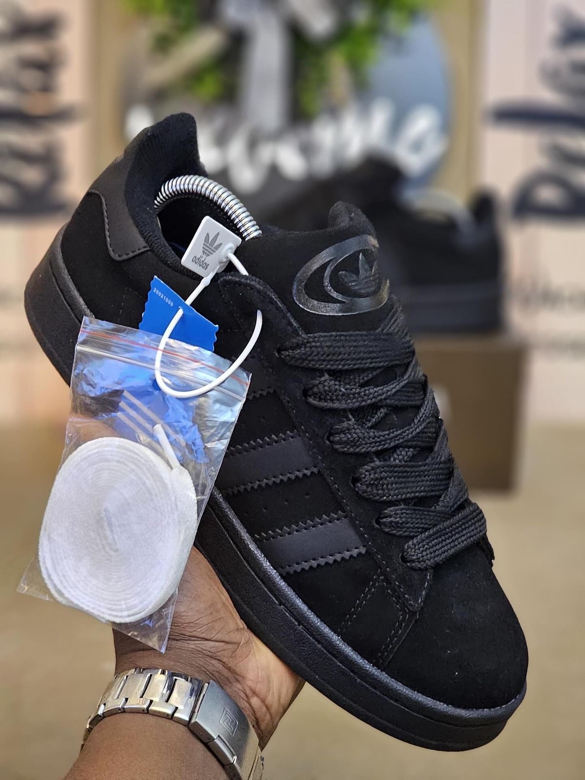 ALL BLACK ADIDAS CAMPUS 00s Premium Quality