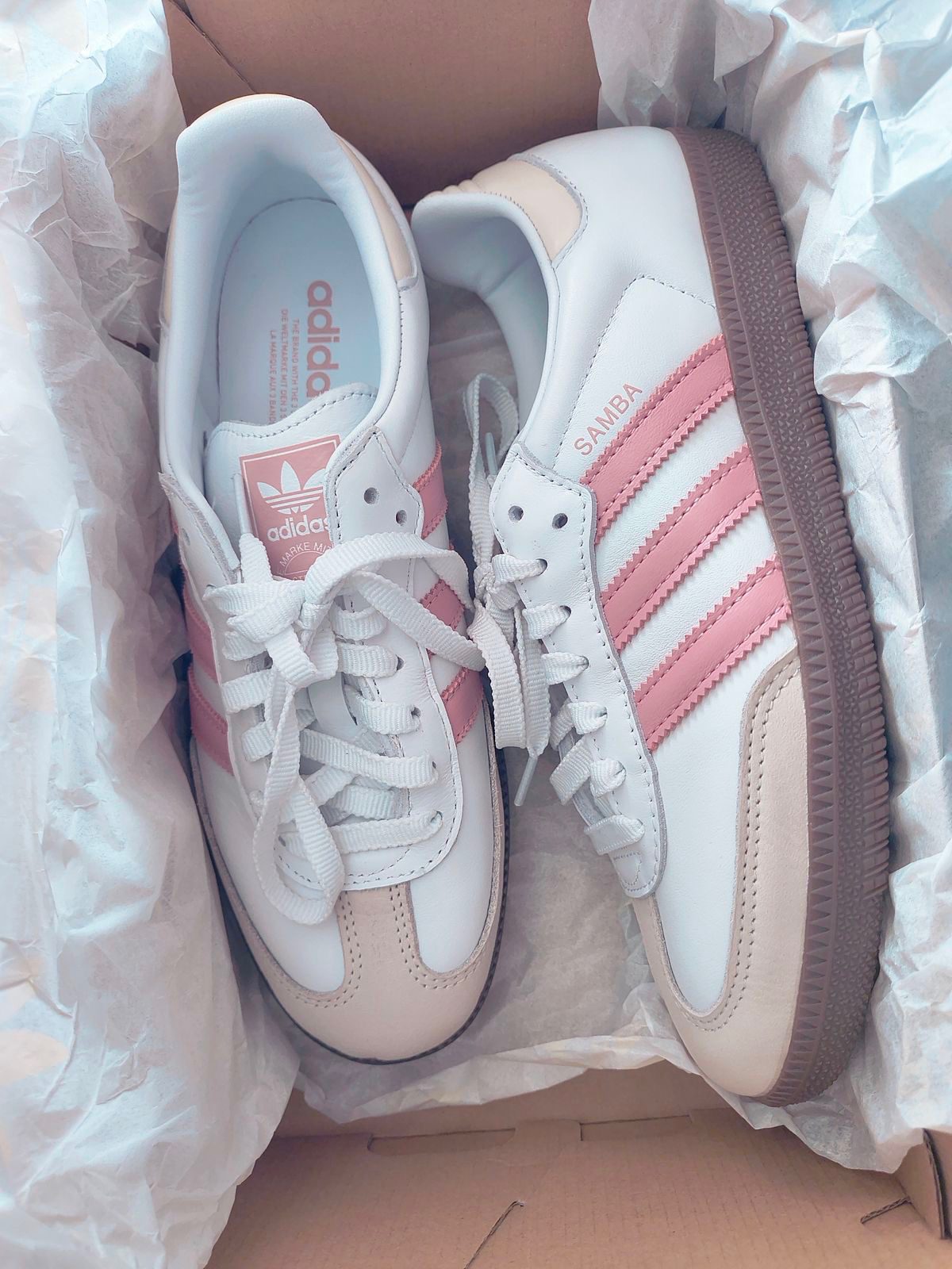 Pink Adidas Samba