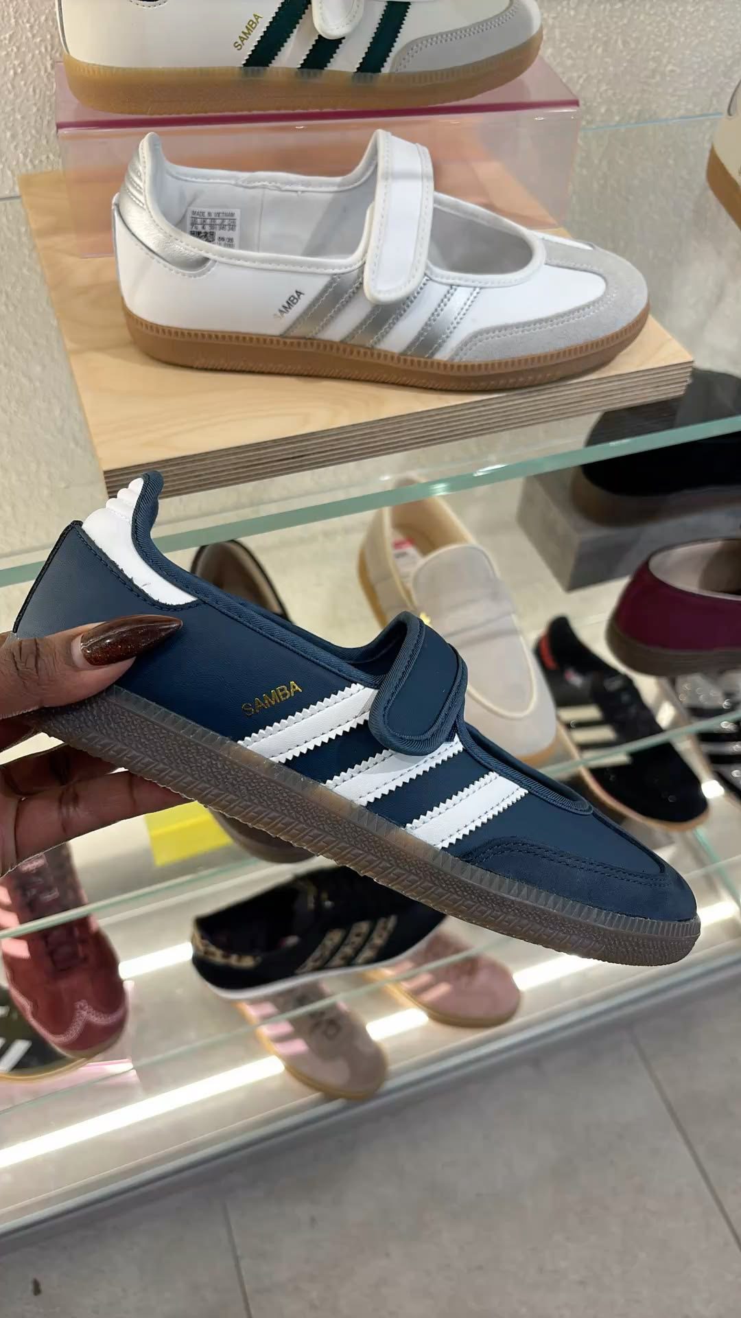 Black Adidas Samba Mary Jane Ballerina