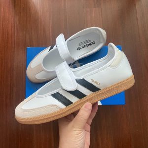 White Adidas Samba Jane Ballerina